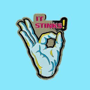 Mystery Science Theater 3000 "It Stinks" Lapel Pin MST3K Live Tour Merch 2018